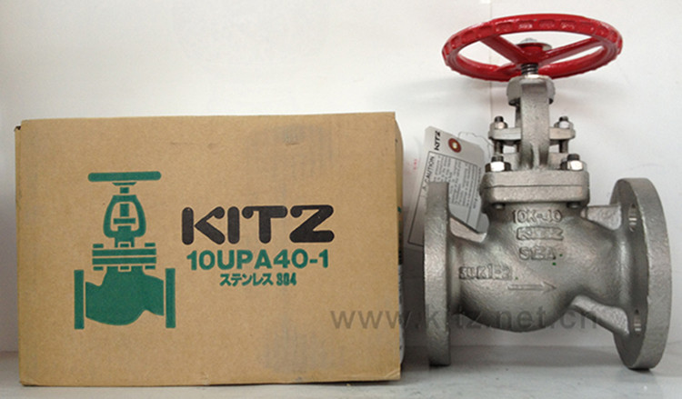 10UPA日本KITZ不锈钢截止阀产品与尺寸图