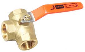 TN400 黄铜丝扣三通球阀