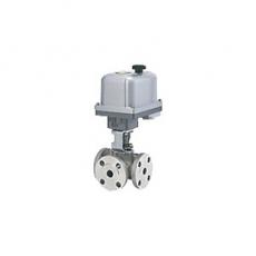 EXH100-10UTB4LA电动三通不锈钢球阀