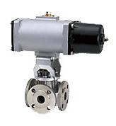 FAS-10UTB4LAM气动不锈钢三通球阀