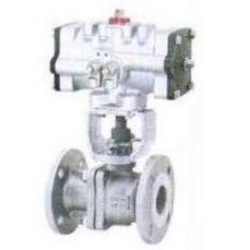 FA/125FCTB气动铸铁球阀 北泽气动双作用球阀阀