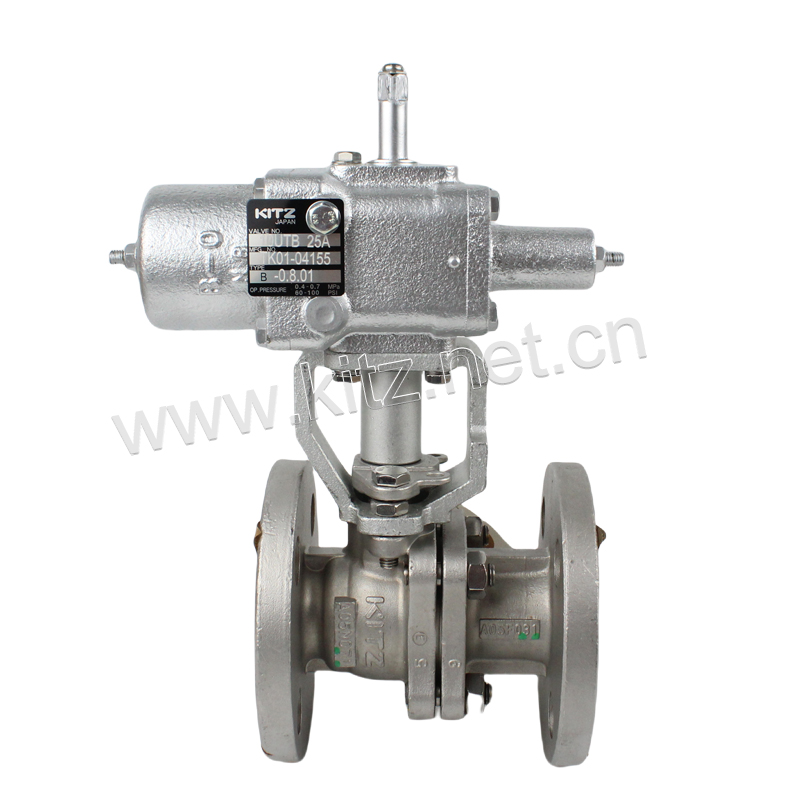 B/10UTB 日本KITZ气动不锈钢球阀 日本北泽气控阀门
